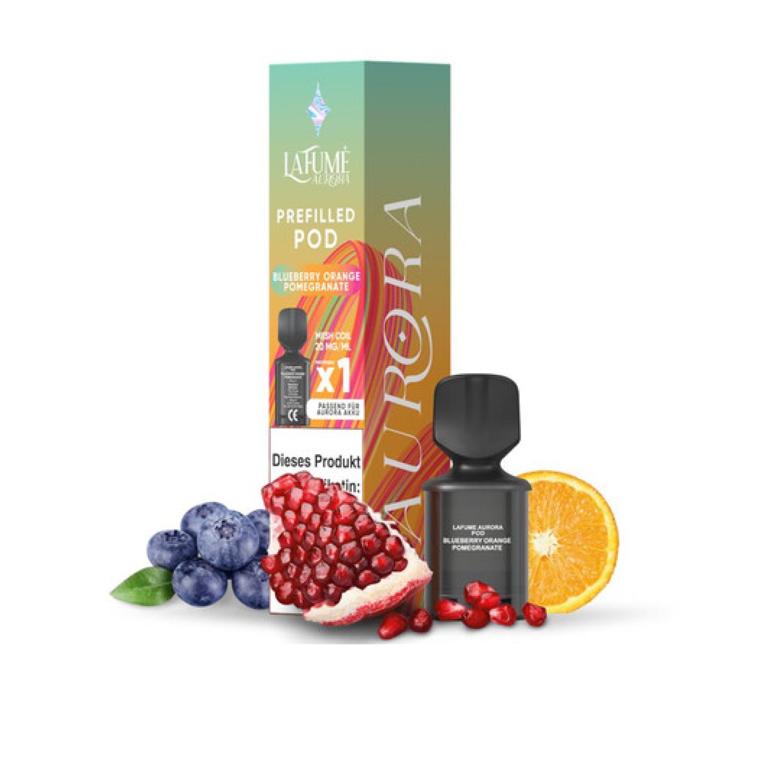 AURORA - Pod - Blueberry Orange Pomegranate